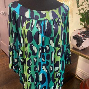 DVF Leopard Blouse